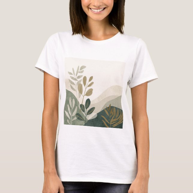 Camiseta Nature Lover Women's T Shirt - Earthy Tee (Frente)