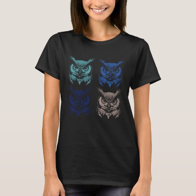 Camiseta Nature Owl Wildlife Forest Animal Artsy Owl (Frente)