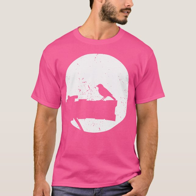 Camiseta Nature Photography - Long Lens - Bird On Camera Ph (Frente)