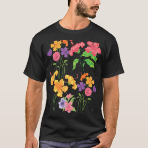 Camiseta Nature Plant Botany Flower Blossomer Gardener Bota