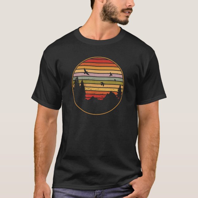 Camiseta nature retro (Frente)