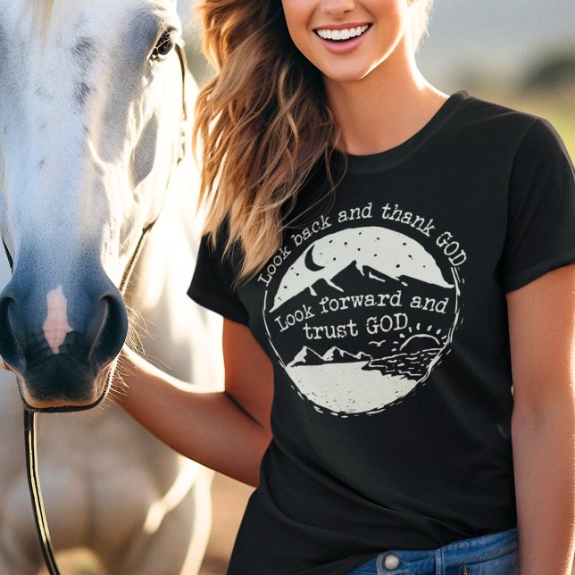 Camiseta Nature Scene Bíblia Cote Citação Noite Vestuário C (Criador carregado)