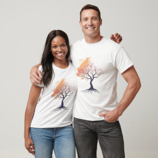 Camiseta Nature Sussurrante – Árvore Romântica Suave