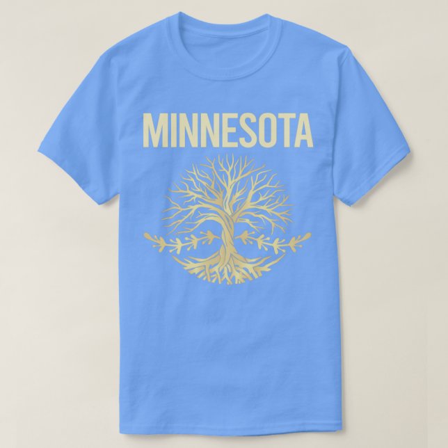 Camiseta Nature Tree Of Life State Minnesota (Frente do Design)