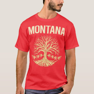Camiseta Nature Tree Of Life State Montana