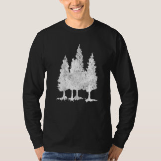 Camiseta Nature Tree Take A Hiking Hike For Hiker Men Pines