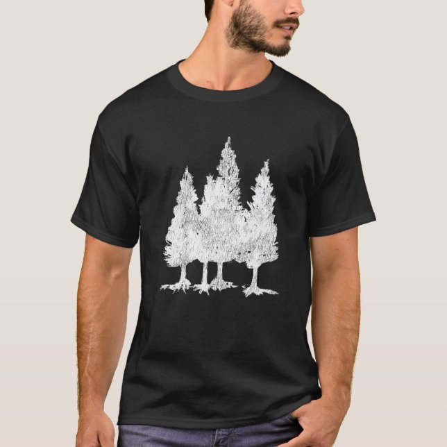 Camiseta Nature Tree Take A Hiking Hike For Hiker Men Pines (Frente)