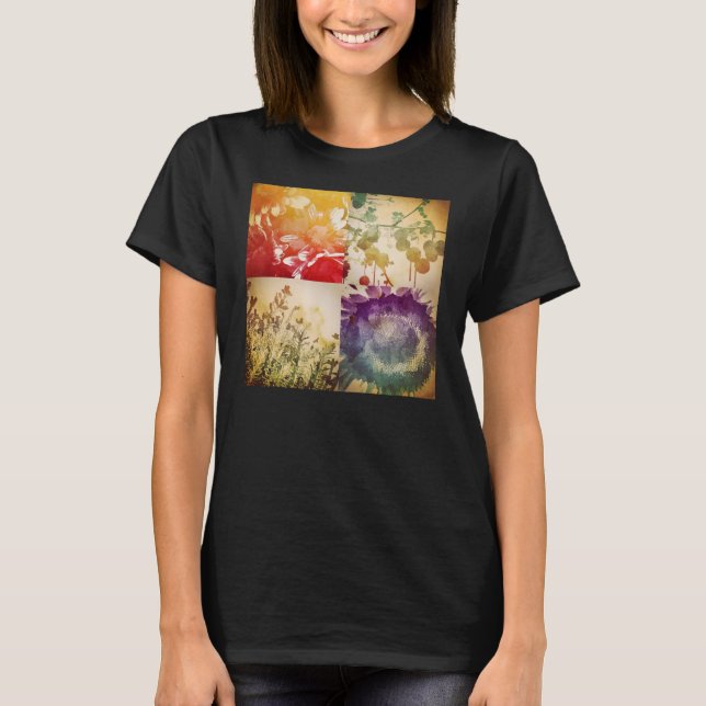 Camiseta Nature Watercolor T Shirt (Frente)