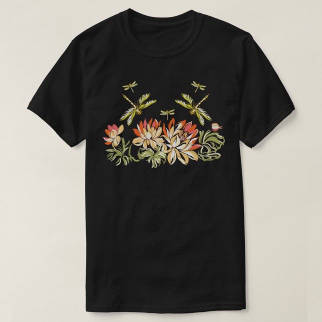 Camiseta Nature Wildlife Gift Dragonfly (Frente do Design)