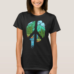 Camiseta Nature World Sign Forest Nature Campers Hik