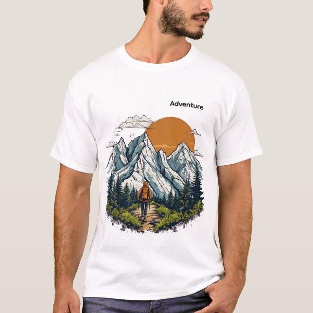 Camiseta natureza (Frente)