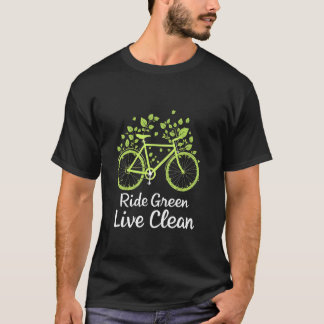 Camiseta Natureza: Ação Climática Verde Ao Vivo