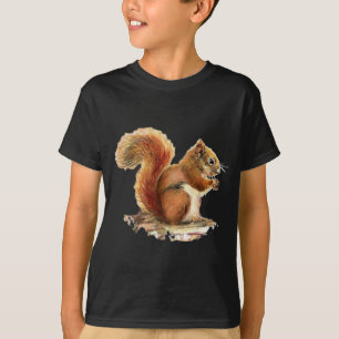 Camiseta Natureza Animal do Esquilo Vermelho Cujo Cachorro