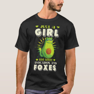 Camiseta Natureza Avocado Mulheres Meninas Floresta Animal
