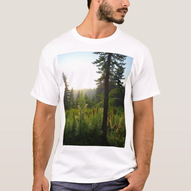 Camiseta Natureza com tigre (Frente)