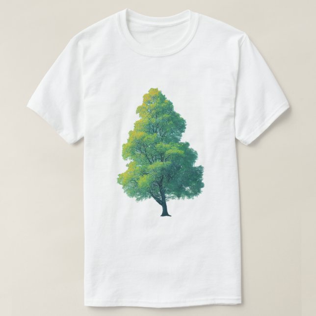 Camiseta Natureza da Árvore (Frente do Design)