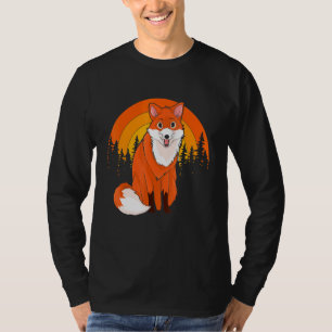 Camiseta Natureza da Floresta Sunset