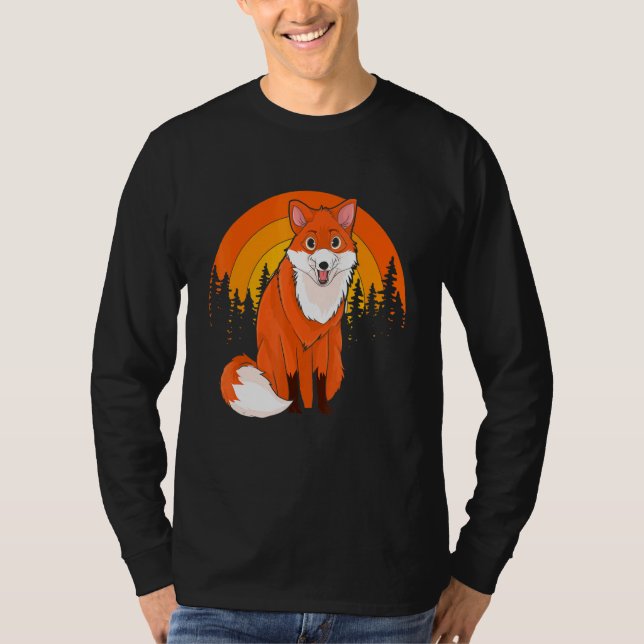Camiseta Natureza da Floresta Sunset (Frente)