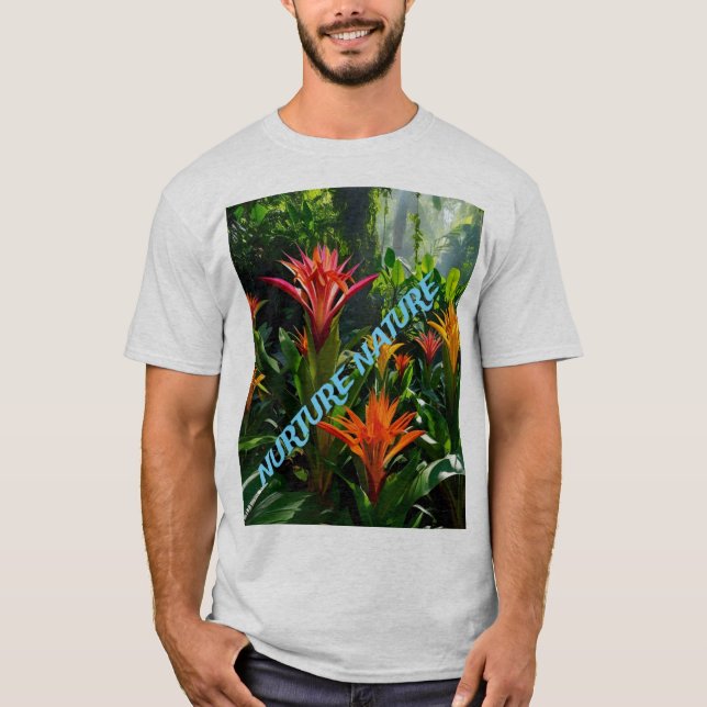 Camiseta Natureza da nutrição (Frente)