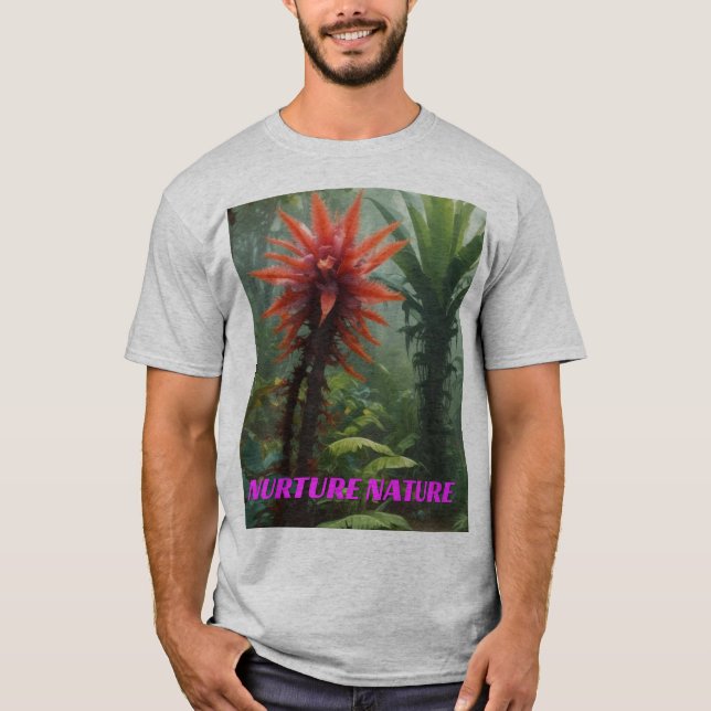 Camiseta Natureza da nutrição (Frente)