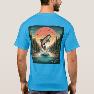 Camiseta Natureza da truta-espumante