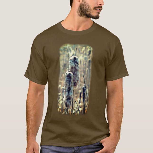 Camiseta Natureza das capturas desbotadas (Frente)