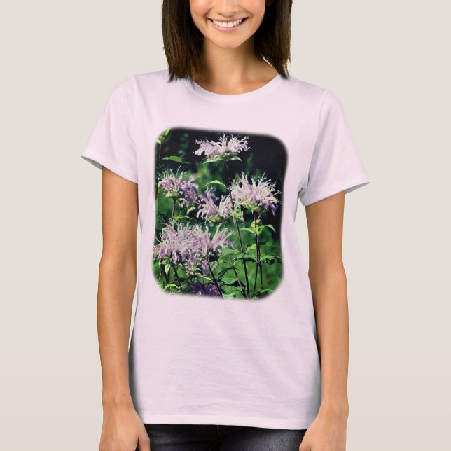 Camiseta Natureza Das Flores De Boca Roxa (Frente)