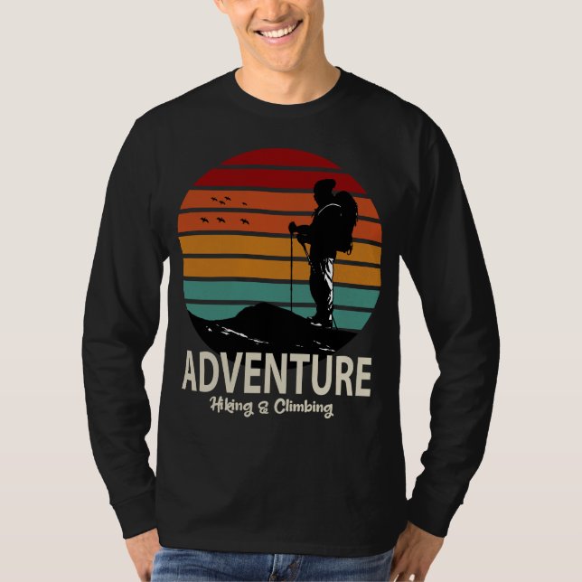CAMISETA NATUREZA DE ESCOAMENTO E LIMPEZA DE AVENTURA (Frente)