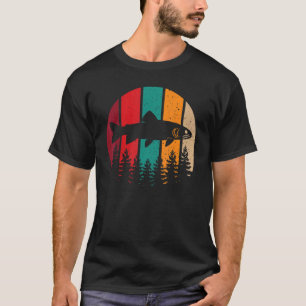 Camiseta Natureza De Pesca De Moscas Fora Do Lado De Tração