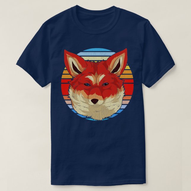 Camiseta Natureza do Amante de os animais Florestal Fox (Frente do Design)