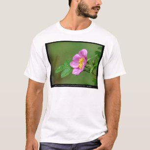 Camiseta Natureza Do Amor Beleza Da Tempestade Rosa Primave
