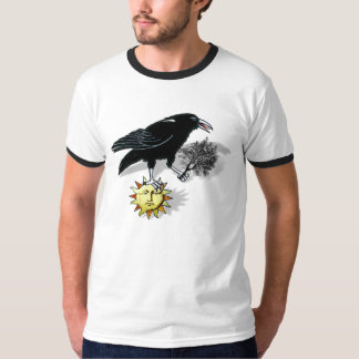 Camiseta natureza do corvo