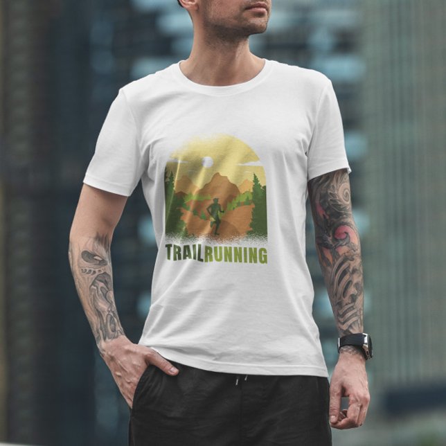 Camiseta Natureza do Runner de Trilha (Criador carregado)