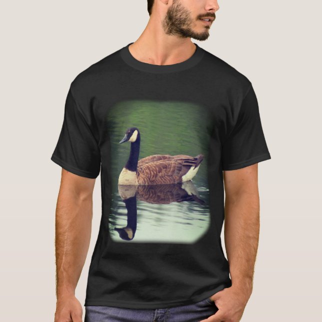 Camiseta Natureza dos Gansos do Canadá (Frente)