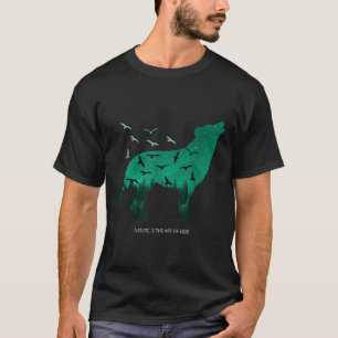 Camiseta Natureza É Arte De Deus - Proteção Ambiental