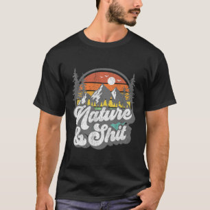 Camiseta Natureza E Caminhada Divertida Acampamento Mochile