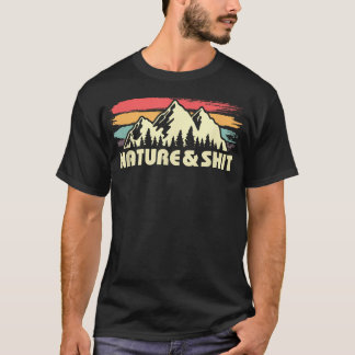 Camiseta Natureza E Diversão Ao Ar Livre Para