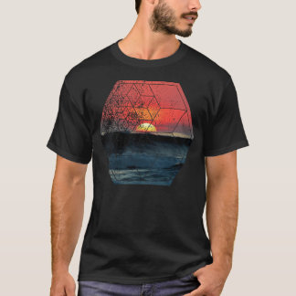 Camiseta Natureza E Geometria - Adorável Sol No Mar