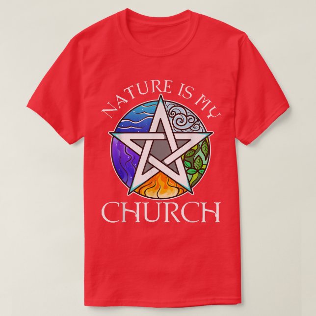 Camiseta Natureza É Minha Igreja440 (Frente do Design)