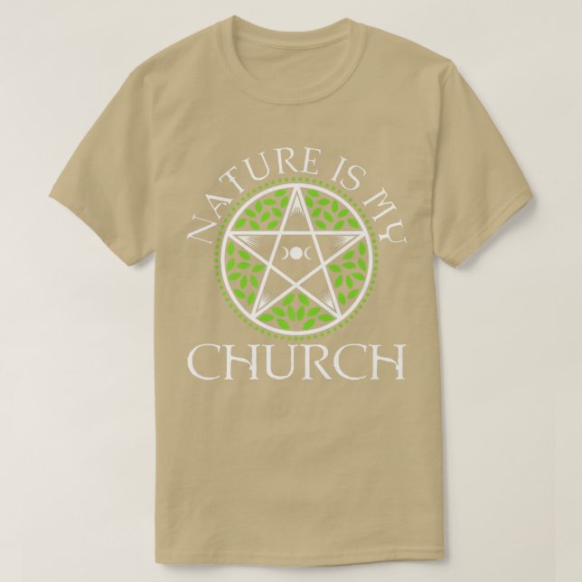 Camiseta Natureza É Minha Igreja 438 (Frente do Design)