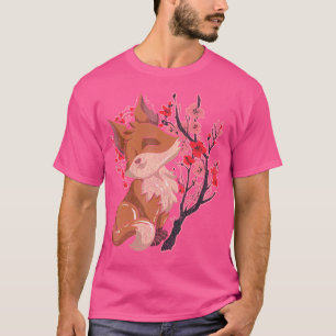 Camiseta Natureza Floresta Animal Raposa Penteada Floresta