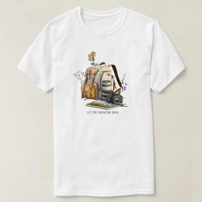 Camiseta Natureza Fotografia T-Shirt (Frente do Design)