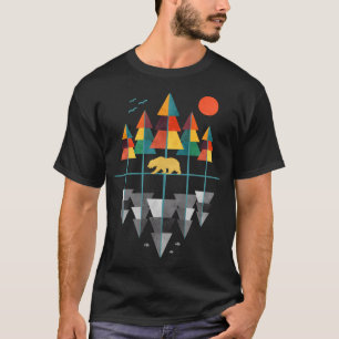Camiseta Natureza Geométrica