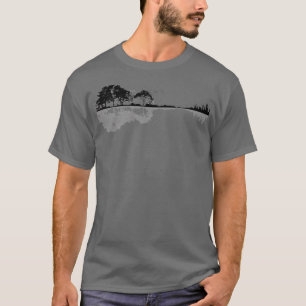 Camiseta Natureza guitarra clássica Black