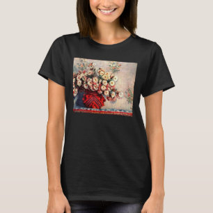 Camiseta Natureza-morta com Crisântemos de Claude Monet