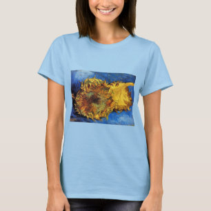 Camiseta Natureza-morta com Duas Margaridas Cortadas de Vin