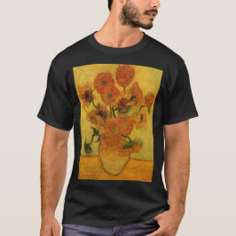 Camiseta Natureza-morta de Vincent van Gogh Vaso com 15 gir