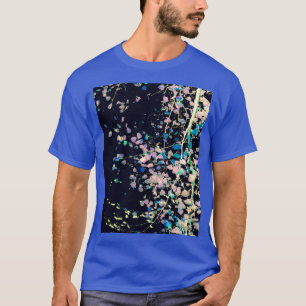 Camiseta Natureza Padrão 4 Gráfico Azul de Birch