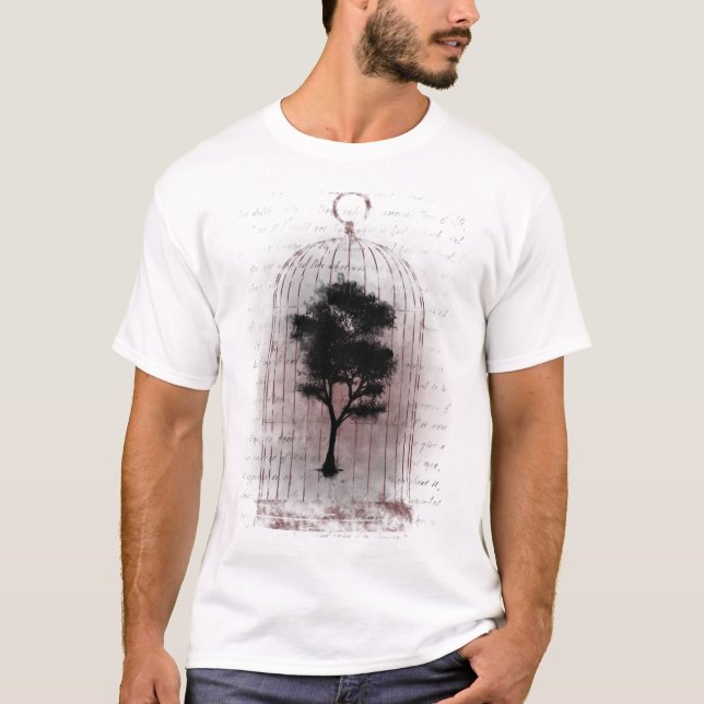 Camiseta Natureza prisioneira (Frente)