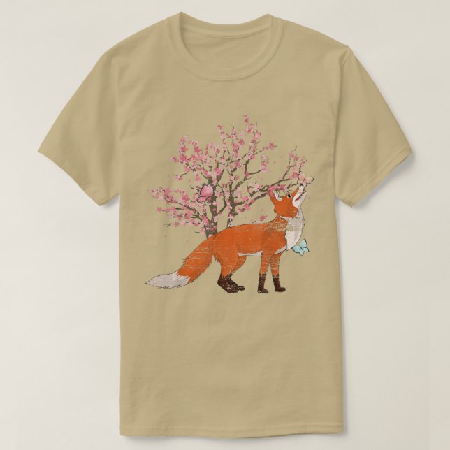 Camiseta Natureza Sakura Cherry Blossom Forest Amante de os (Frente do Design)